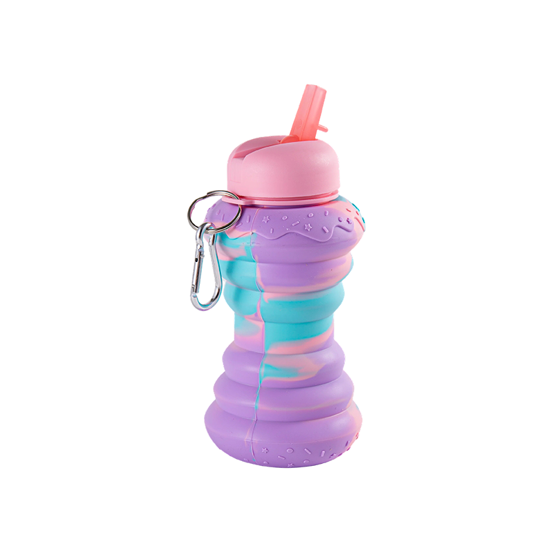 Novelty Shaped Collapsible Silicone Water Bottle